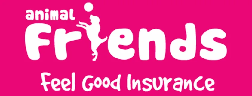 Logo 'Animal friends feel good insurance'