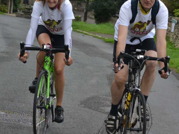 SPANA fundraising cyclists on 100 mile cycle