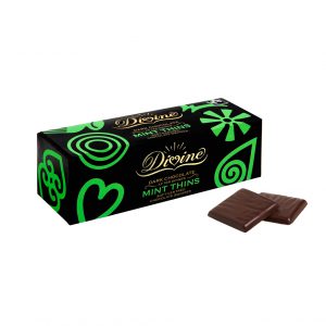 Divine Dark Chocolate Mint thins box