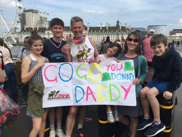 London marathon runner for SPANA