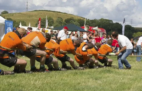 Tug of war challenge