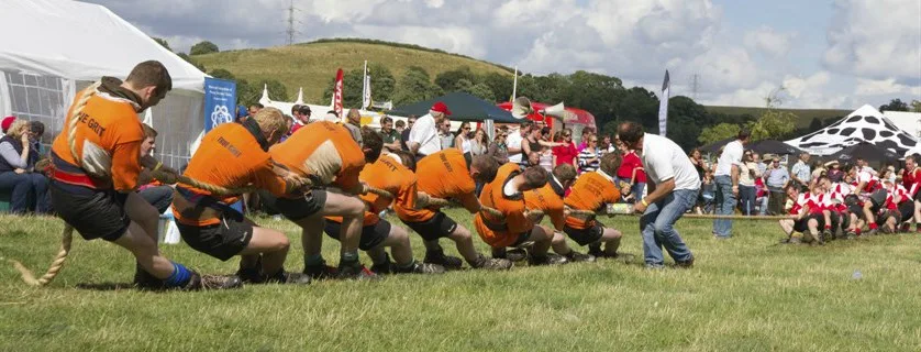 Tug of war challenge