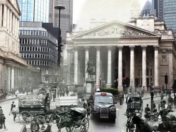 working animals at the royal exchange London