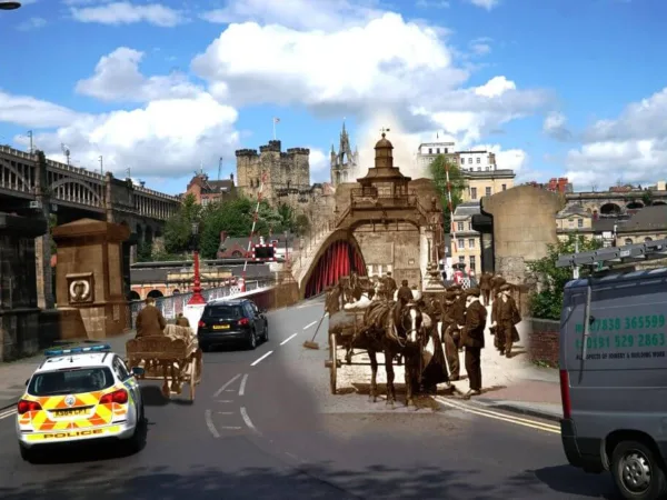 Working animals at Swingbridge, Manchester