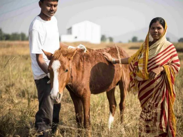 gita and her owner with another man