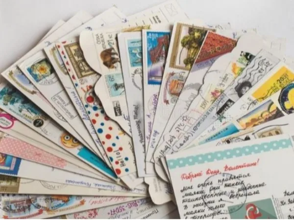 Fan of postcards which can be donated to SPANA